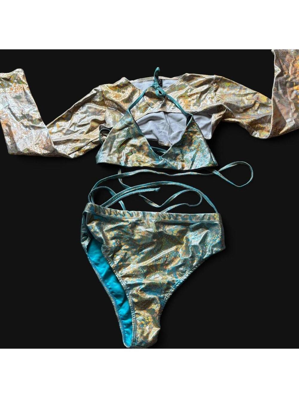 3 Piece Freedom Rave Wear Set
